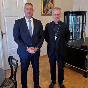 Nadbiskup Kutleša primio hrvatskog zastupnika u Skupštini Crne Gore